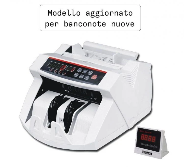 CONTABANCONOTE RILEVATORE SOLDI FALSI RILEVA CONTA BANCONOTE FALSE VERIFICATORE