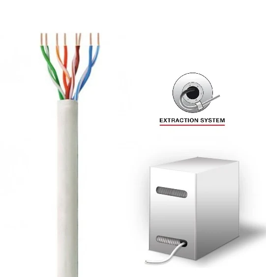 CAVO DI RETE LAN ETHERNET MATASSA 100 METRI M CAT 6E UTP RJ45 FIBRA ROUTER ADSL