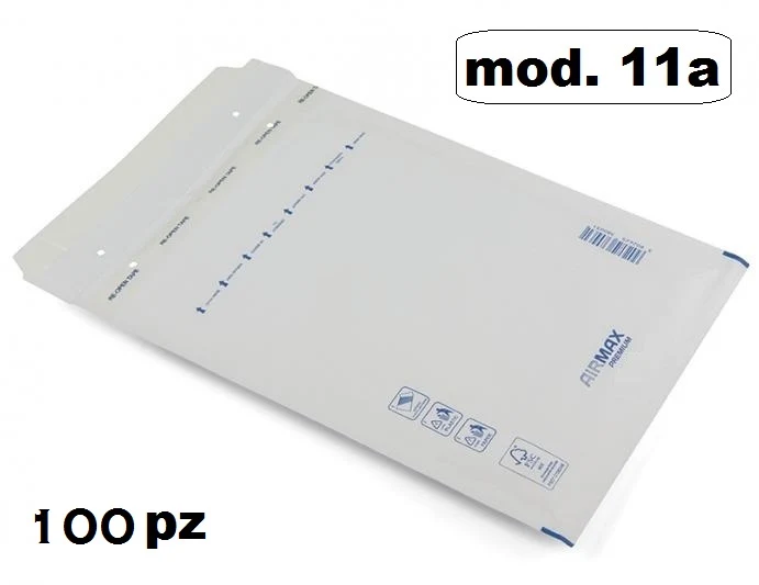 100pz Buste Postali Imbottite Cm 12x17.5 Busta Pluriball Per Spedizioni 11a