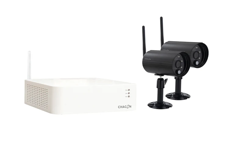 Wireless DVR kit with 2 cameras