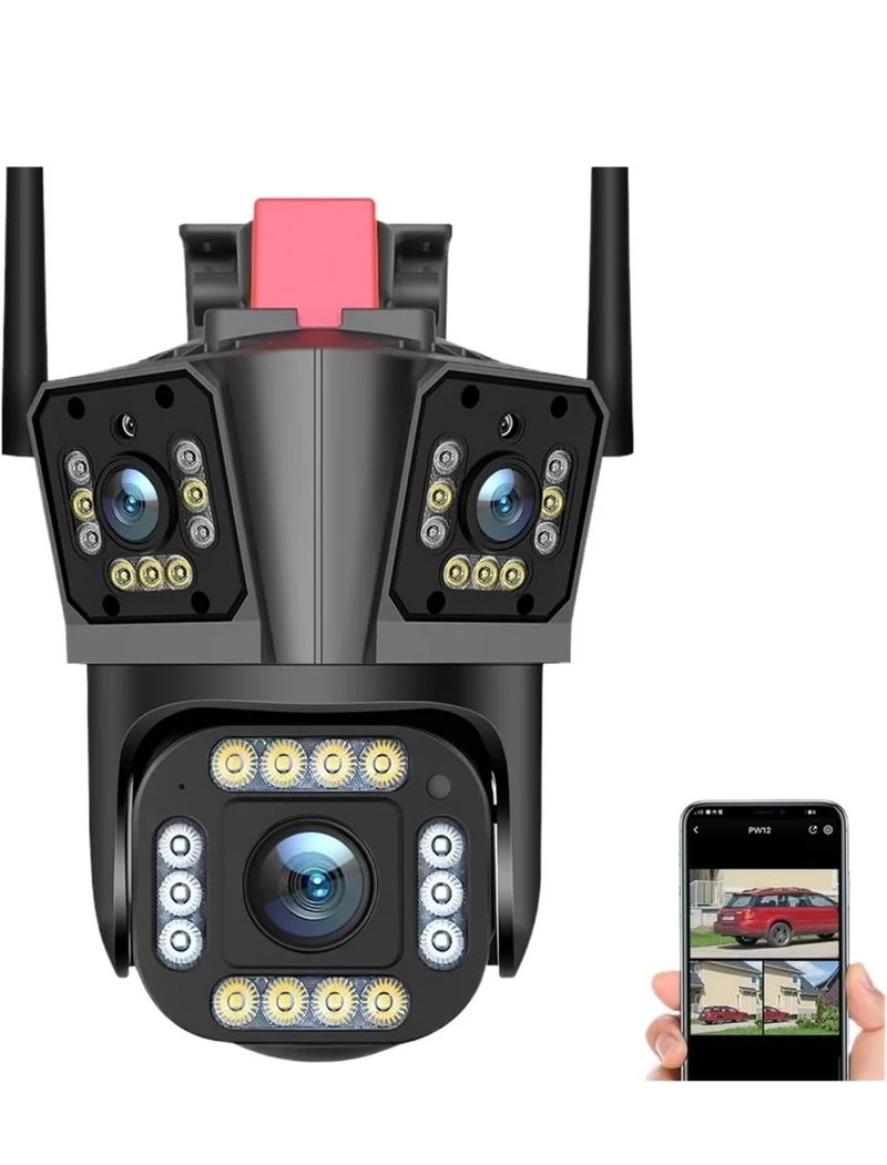 Telecamera wifi 3 obbiettivi app icsee