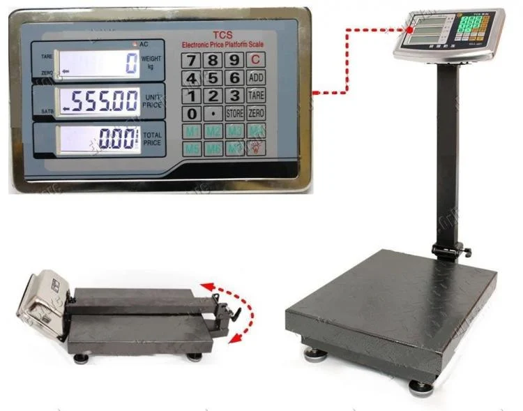 Bilancia Bilico Elettronica 150kg Bascula Display Digitale Professionale Acciaio