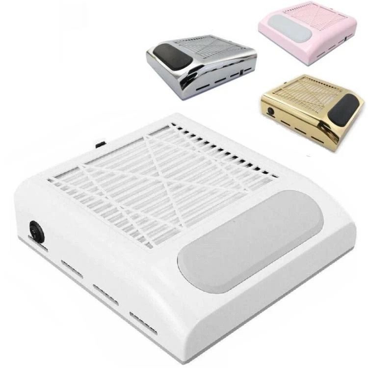 ASPIRATORE POLVERI DA TAVOLO UNGHIE NAIL ART MANICURE PROFESSIONALE 80W BQ-858-8