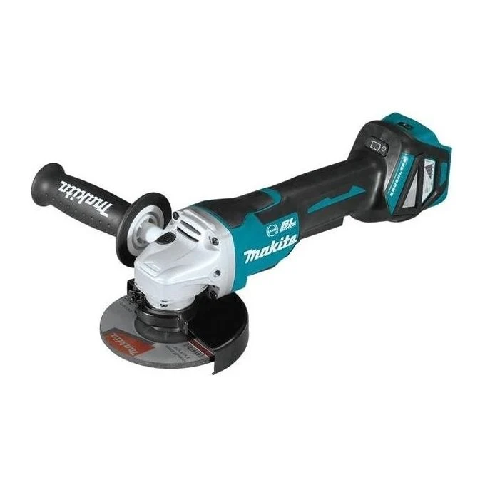 Makita DGA517ZJ Smerigliatrice Angolare a Batteria 18V Brushless 125mm Velocita' Variabile 3000 8500 rpm con Valigetta colore Nero Blu