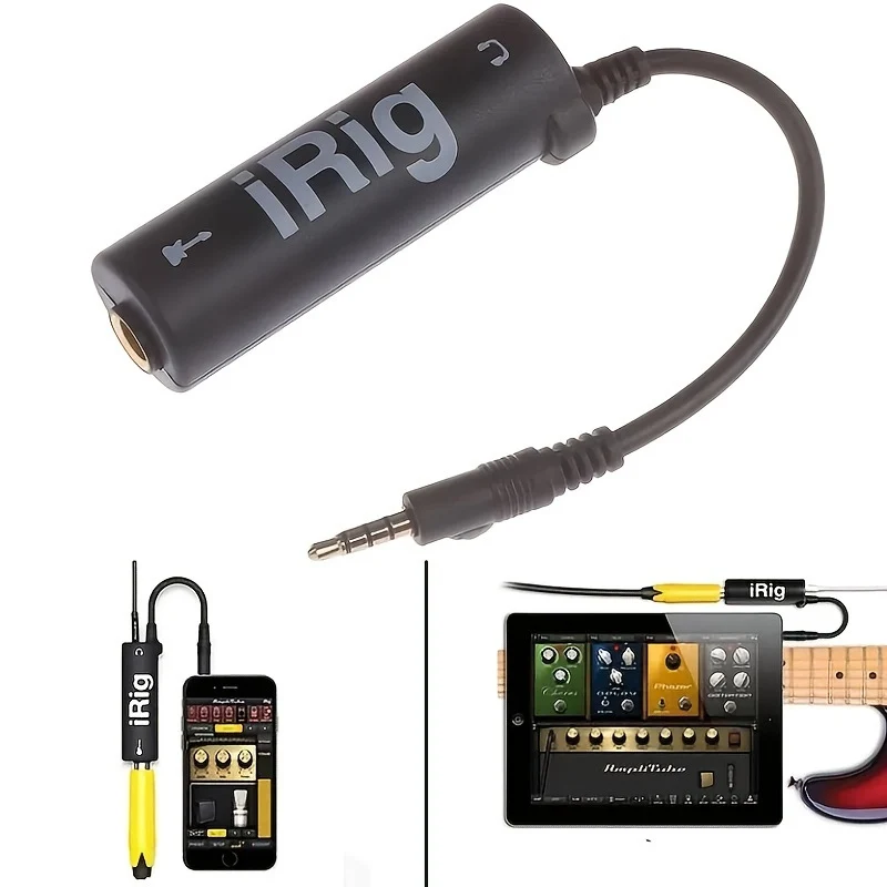 Interfaccia Audio Chitarra I-Rig Converter per Telefono