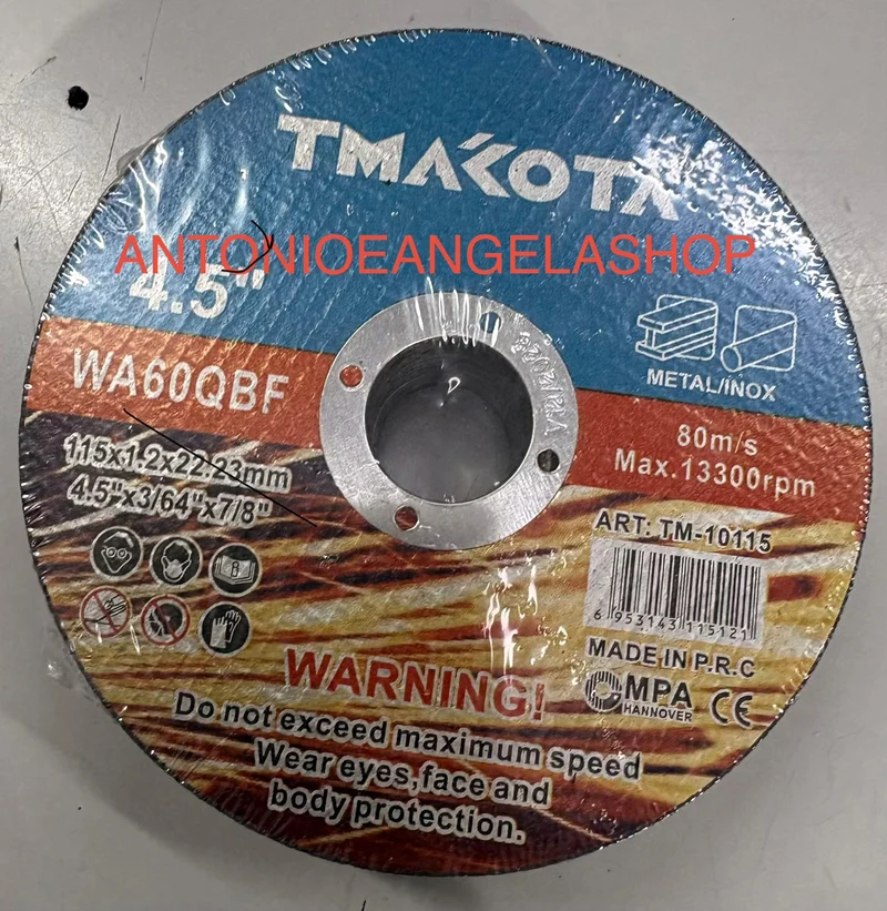 50 dischi 115 per metallo tmakota