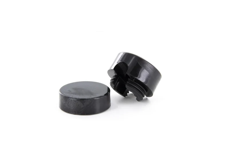 Universal wall attachment for fabric cable - black