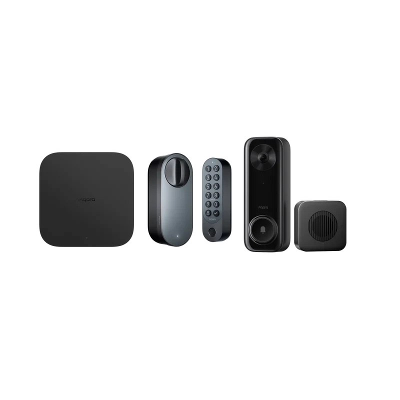 Smart Lock U200 + Doorbell Camera G400 (Wired) + Hub M3