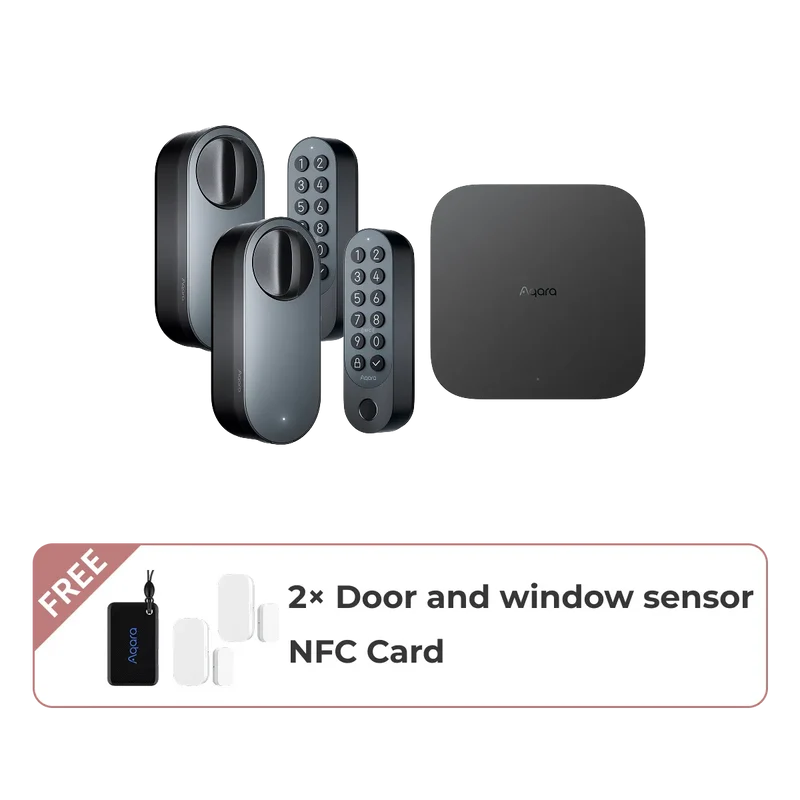Smart Lock U200(2 Pack) + Hub M3