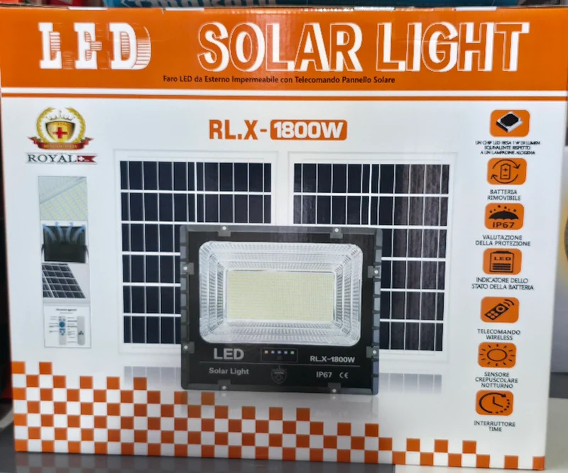 Faro 1800W con doppio pannello