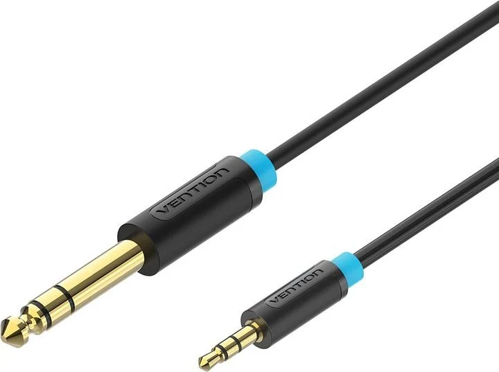 Cavo audio Vention 3,5mm TRS a 6,35mm, 1,5 m nero