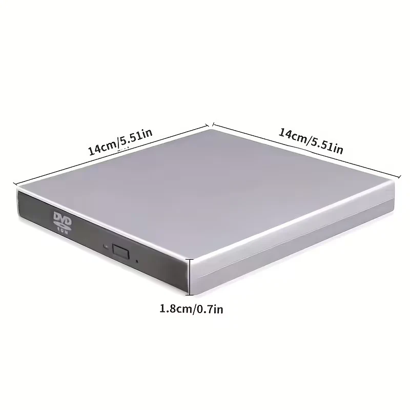 Unità Esterna CD/DVD USB 3.0 & USB-C 2-in-1