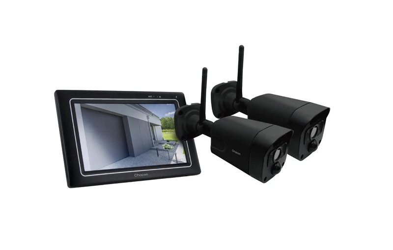 2 wireless HD cameras with screen
