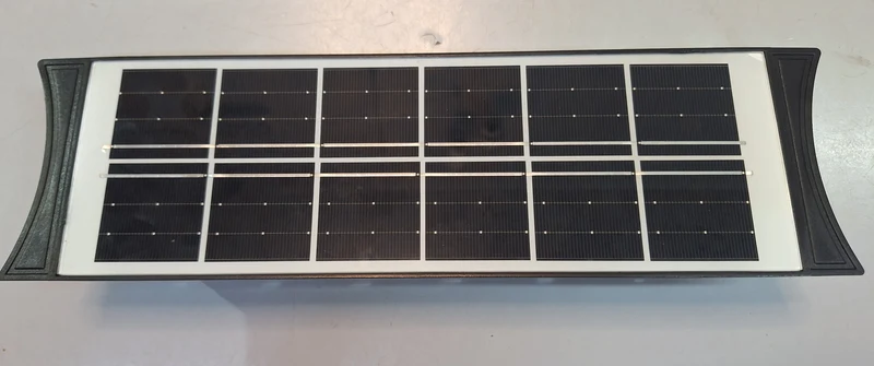 Lampada solare sotto sopra