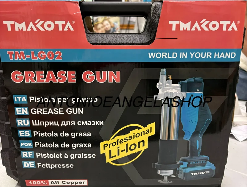 Ingrassatore a batteria con led pistola per grasso