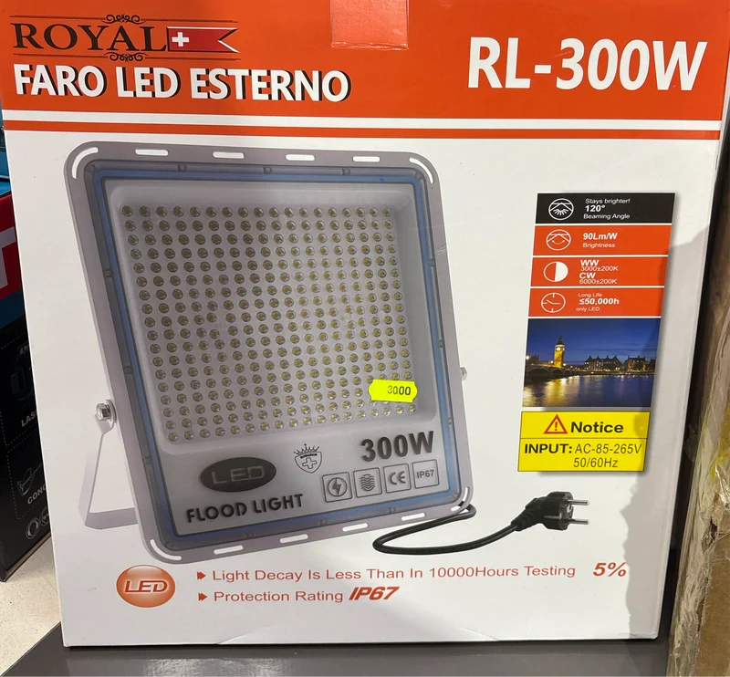Faro elettrico 300w