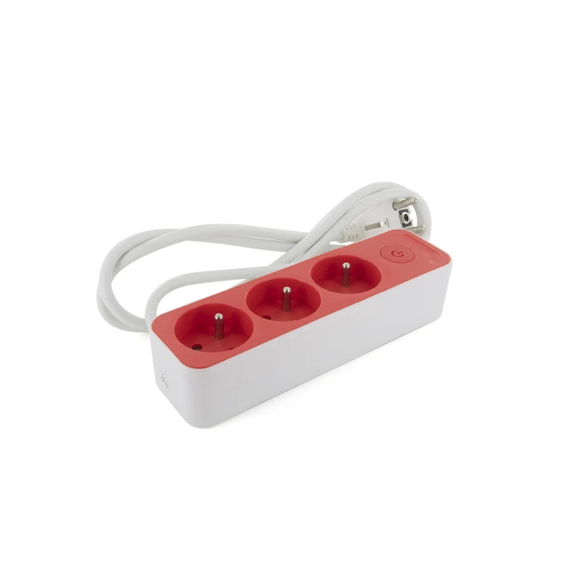 Power strip 3 x 16 A - 1.5 m - White/Red