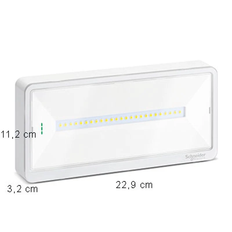 SCHNEIDER OVA44015 - Lampada Emergenza Schneider Exiway Light 500lm IP65 SE-SA