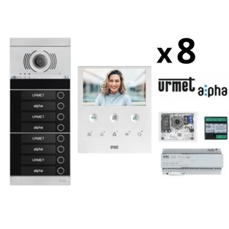 URMET 1783/KIT8VOG - KIT Videocitofonico 8 Famiglie Urmet Alpha - VOG5