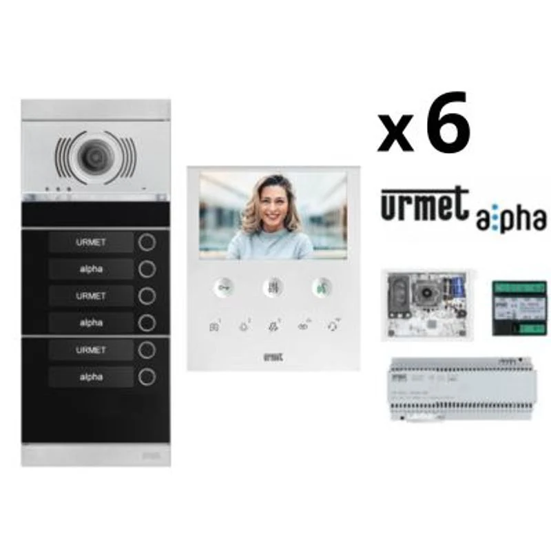 URMET 1783/KIT6VOG - KIT Videocitofonico 6 Famiglie Urmet Alpha - VOG5