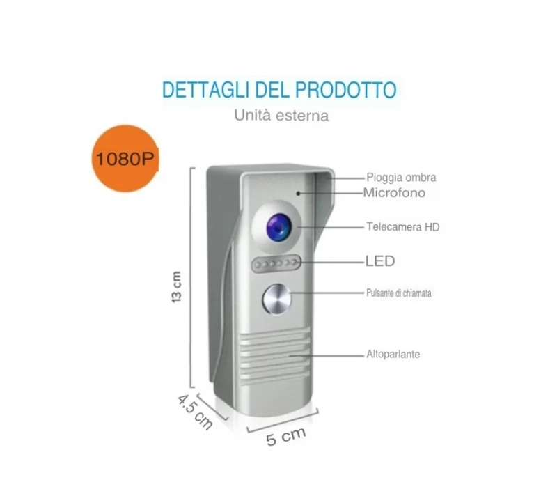 Videocitofono con APP wifi