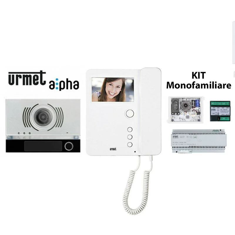 URMET 1783/321 - KIT Videocitofonico Monofamiliare Urmet Alpha