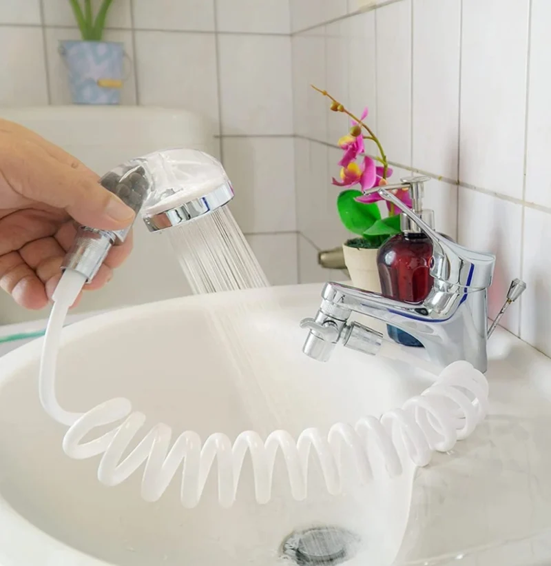 Doccetta Per Lavandino Con Prolunga Estendibile Ideale Per Bagno E Cucina