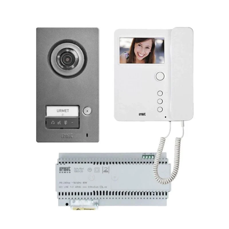 URMET 1784/761 - Kit Videocitofono Monofamiliare con Mikra2 e monitor a cornetta