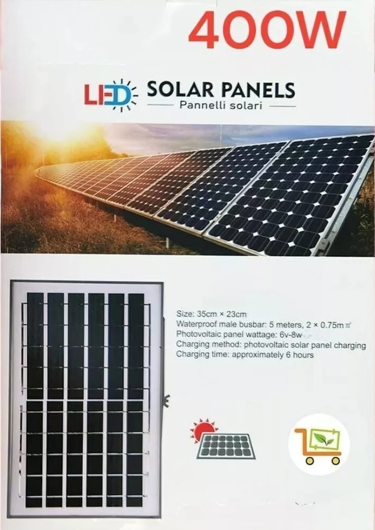 Plafoniera solare 400w