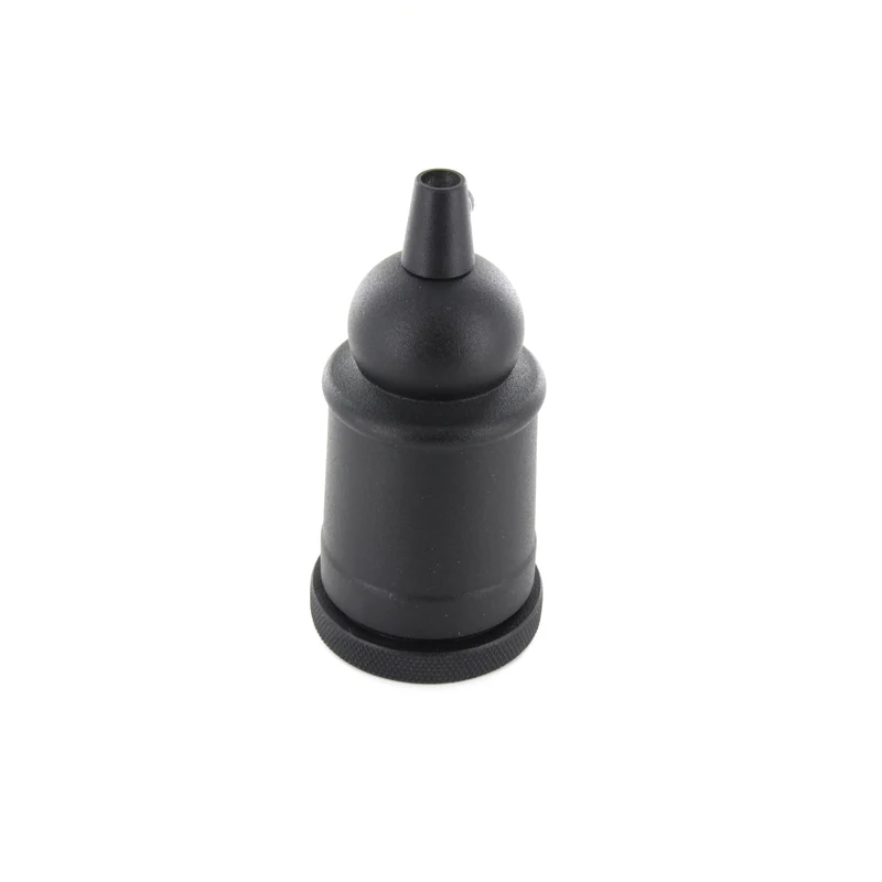 E27 black metal lamp holder