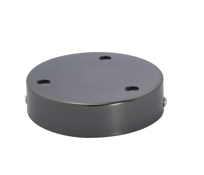 Metal ceiling rose - Titanium