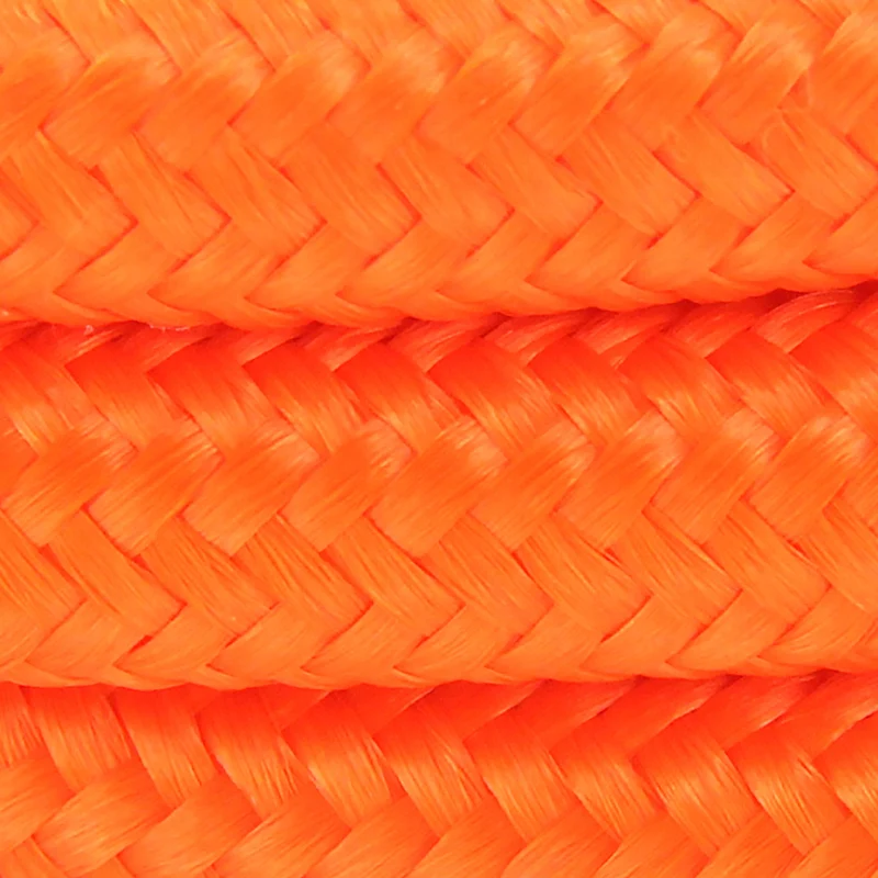 Silk fabric cable - 3 m - Orange