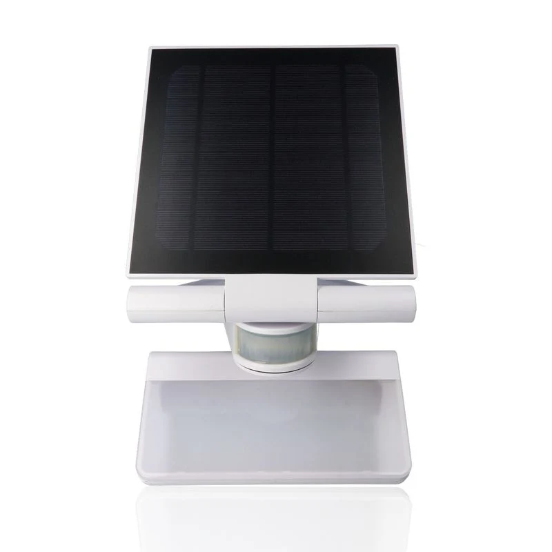 Proiettore LED solare con rilevatore di presenza, 8W, Luce Naturale, Bianco