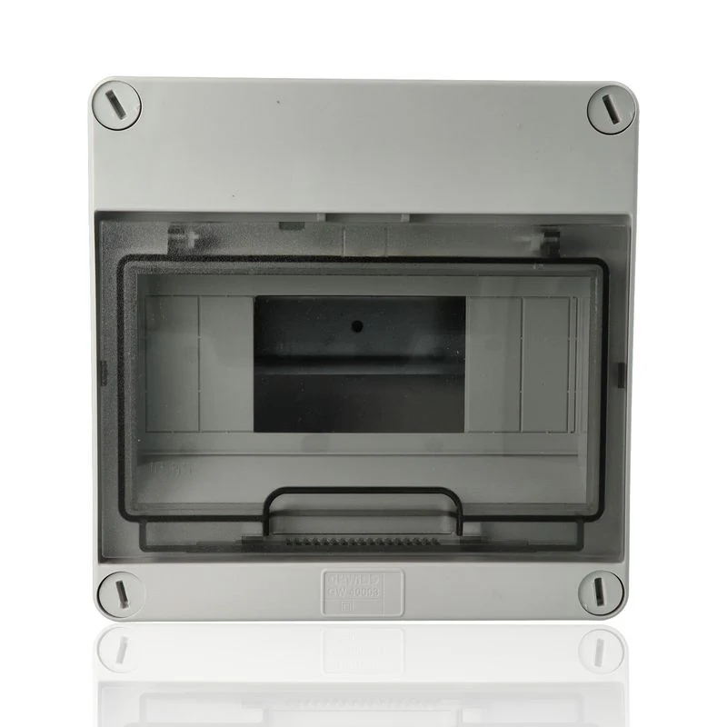 GEWISS GW40003 - Centralino Parete con Portello 8 Moduli IP55 Grigio