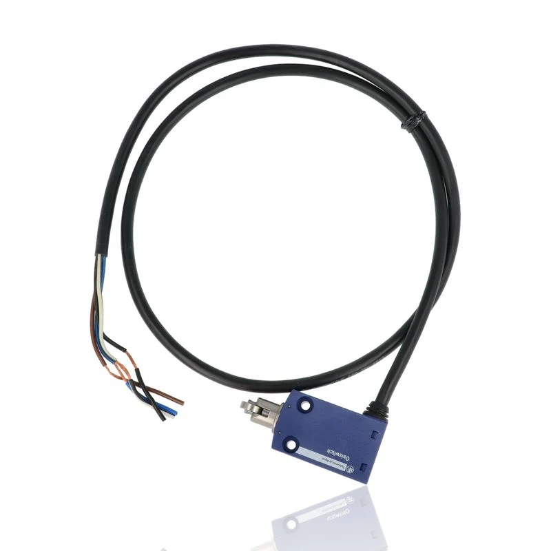 SCHNEIDER XCMN2103L1 - Finecorsa XCMN - pulsante a rotella c/ritorno molla metal - 1NO+1NC - Cavo 1m