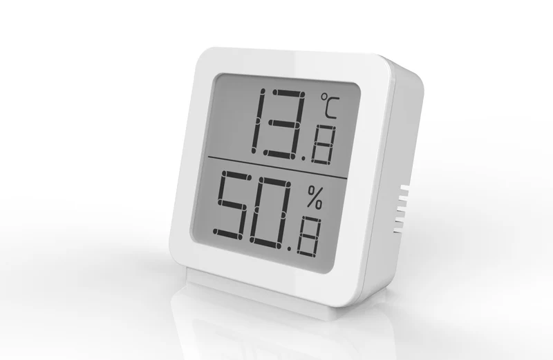 Indoor wireless thermometer with hygrometer