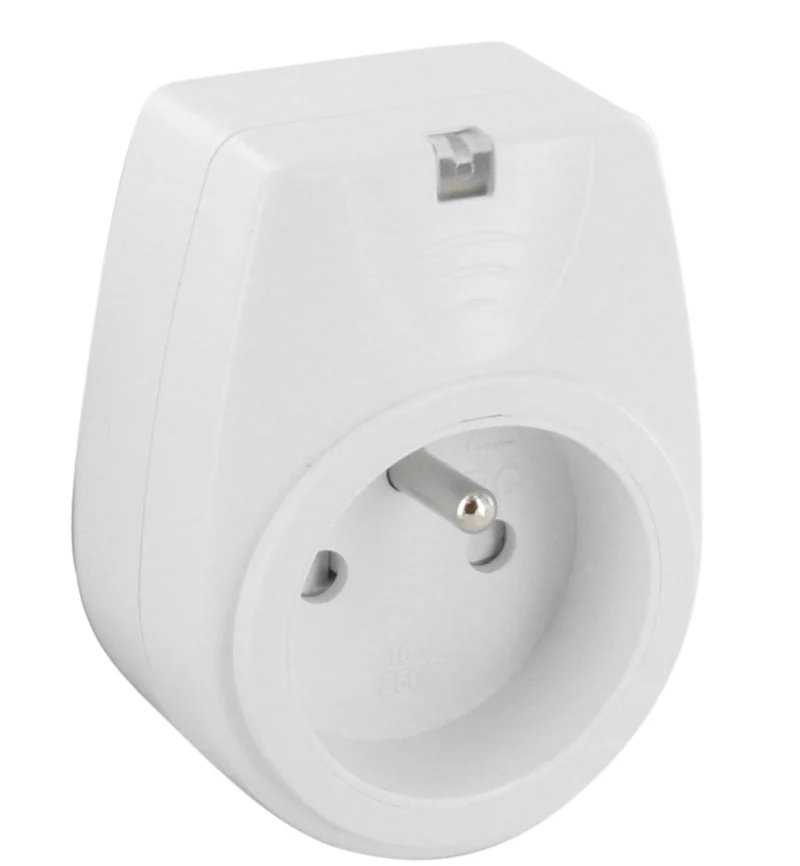 Set of 2 On/Off remote-controlled sockets + remote control