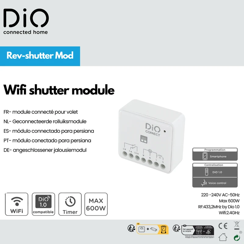 DiO Connect Programmable Shutter Module