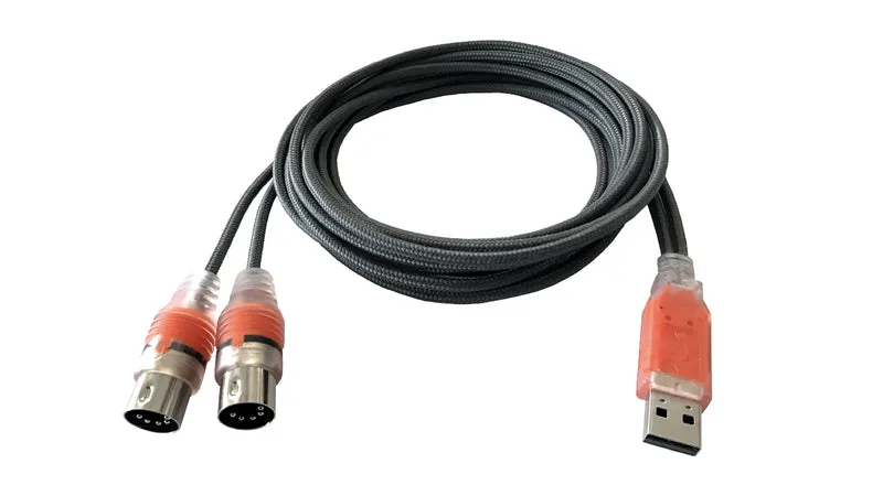 MIDIMATE eX Cavo di interfaccia MIDI USB 2.0 con 2 porte I/O