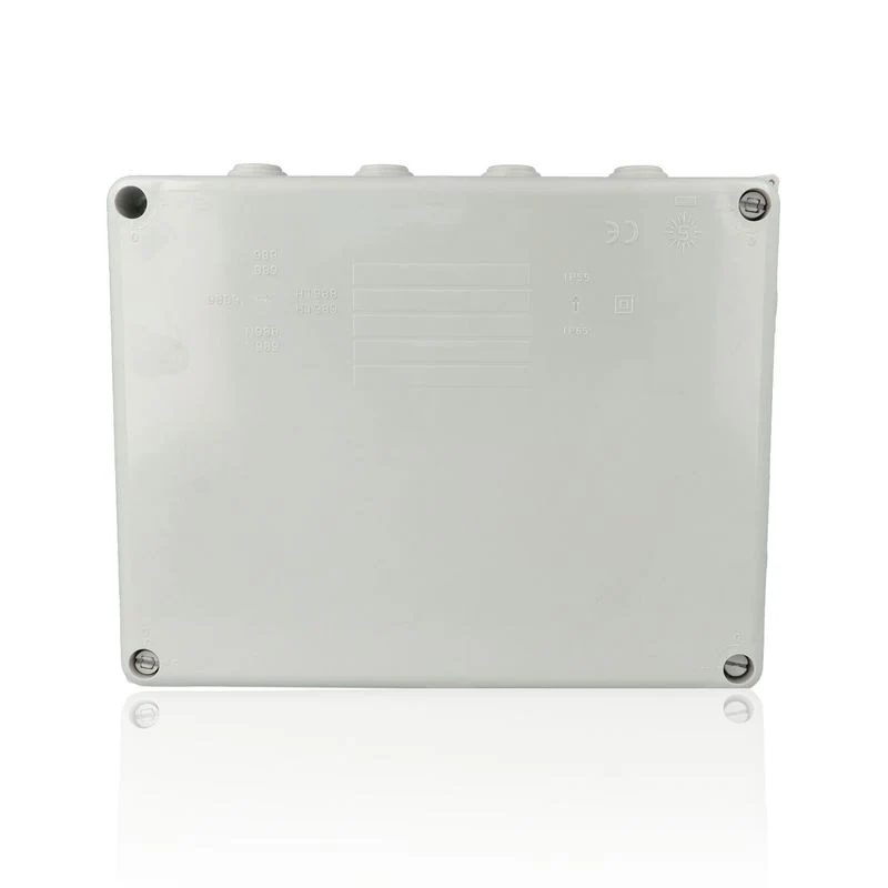 SOLERA 686 - Scatola di derivazione con coperchio a vite - IP55 - dim. int. 220 x 170 x 80 - pareti con passacavi - Grigio (alternativa Gewiss GW44008)