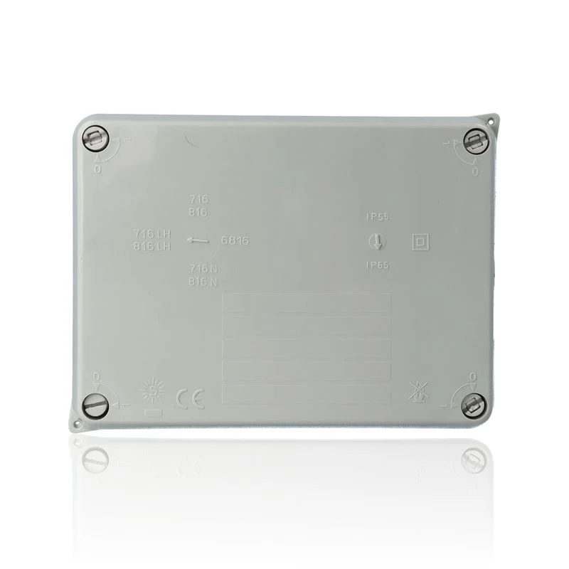 SOLERA 816 - Scatola di derivazione con coperchio a vite - IP56 - dim. int. 153 x 110 x 65 - pareti lisce - Grigio (alternativa Gewiss GW44206)