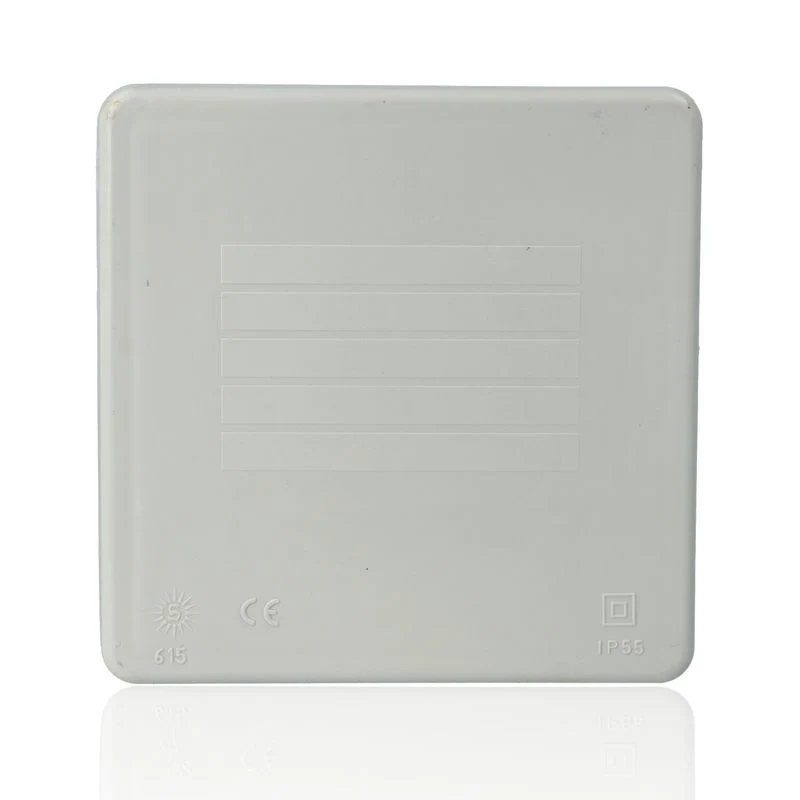SOLERA 615C - Scatola di derivazione con coperchio a pressione - IP55 - dim. int. 100x100x45 - pareti lisce - Grigio (alternativa Gewiss GW44234)