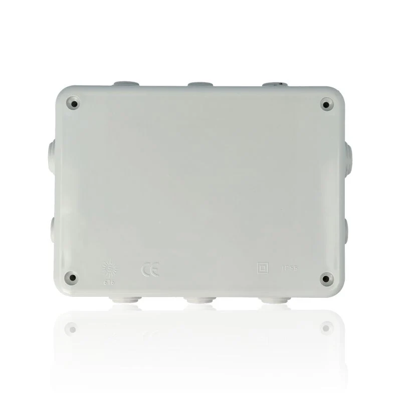SOLERA 616 - Scatola di derivazione con coperchio a vite - IP55 - dim. int. 153x110x55 - pareti con passacavi - Grigio (alternativa Gewiss GW44006)