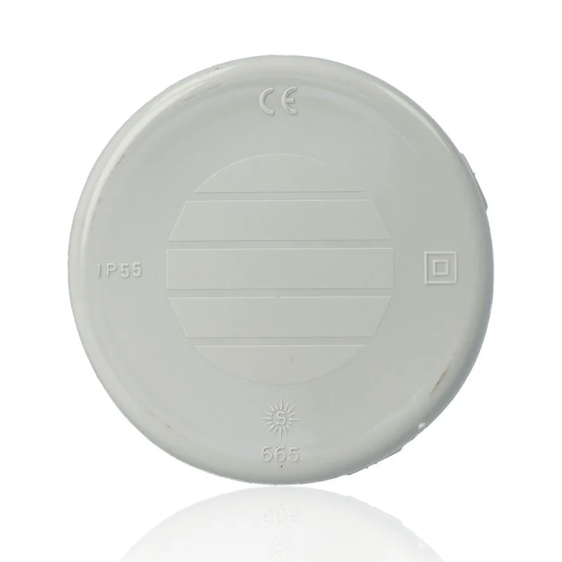 SOLERA 665 - Scatola di derivazione con coperchio a pressione - IP55 -dim. int. diam. 70x35 - pareti con passacavi - Grigio (alternativa Gewiss GW44001)