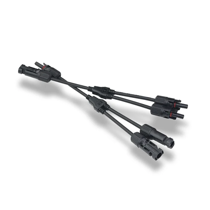 V-TAC Cavo con Connettori per Collegamento a Power Station di 2 Pannelli Fotovoltaici Portatili