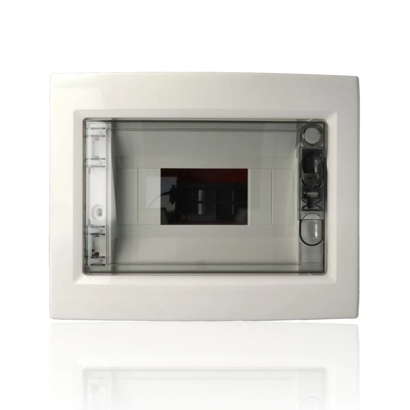 GEWISS GW40604 - Centralino protetto - da Incasso - porta trasparente fumé con telaio estraibile - 8M IP40