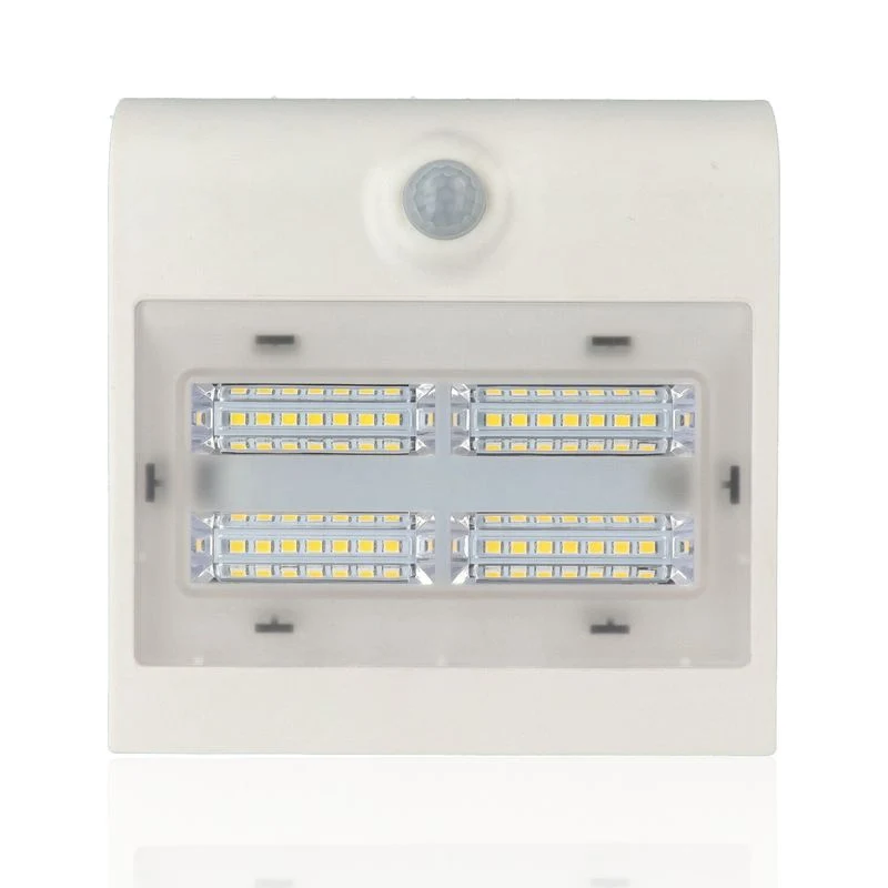 Proiettore LED solare con rilevatore di presenza, 3,2W, Luce Naturale, Bianco