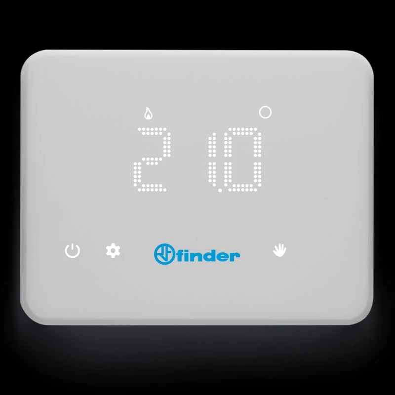 FINDER 1C9190030W07 - Cronotermostato connesso comandabile da App WiFi BLISS