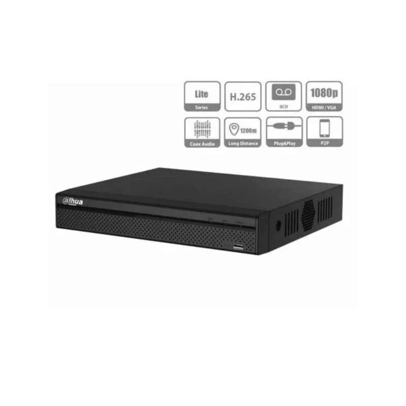 DAHUA XVR4104HS-I3 - Videoregistratore DVR 4 Canali Ibrido 4ch 5IN1 h.265 p2p