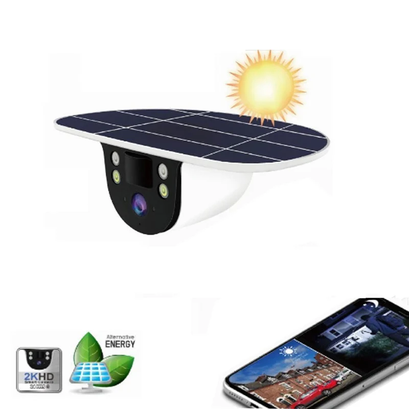 TELECAMERA SORVEGLIANZA IP WIRELESS ESTERNI ENERGIA PANNELLO SOLARE WIFI E-S155
